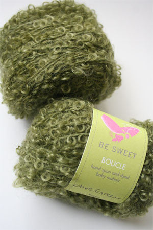 Mohair Boucle Yarn 125 yds Natural – Sweet Horse Design Co