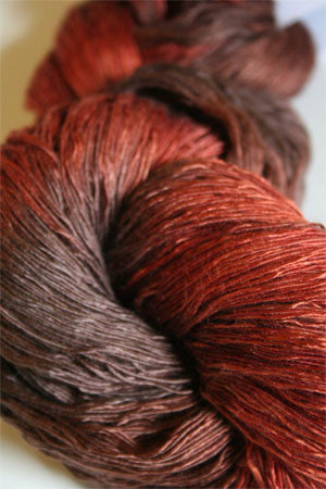 Artyarns Ensemble Light yarn in Cosmic Colors H Series, Burnt Oranges, vibrant multicolored wool and silk blend for knitting projects