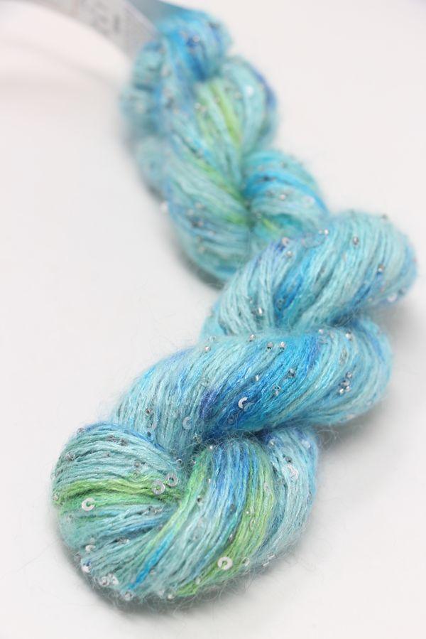 Dyed Ahimsa™ Peace Silk Embellishment Yarn - Aurora Silk & Natural Dyes
