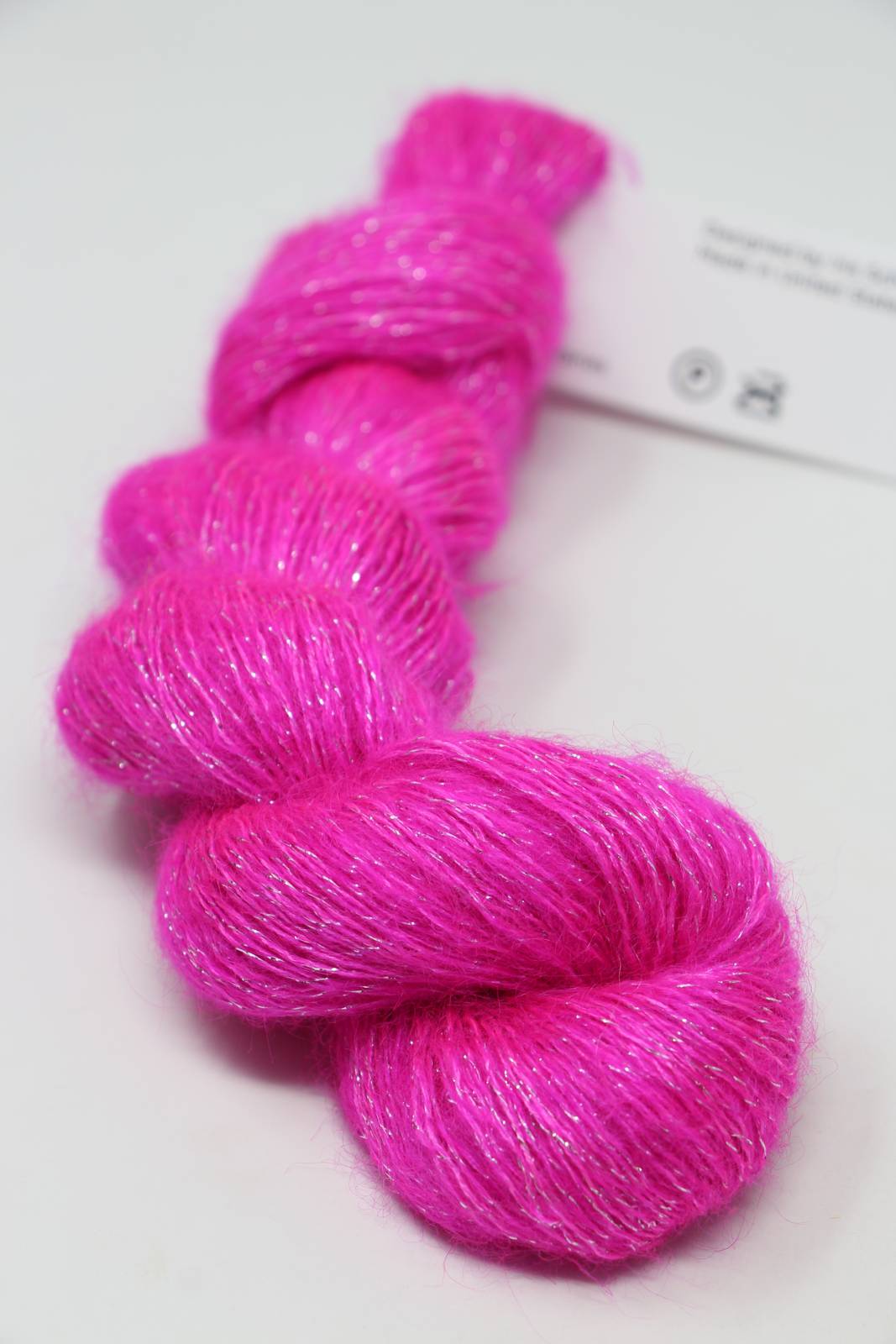 TEHETE Merino Wool Yarn for Knitting 3-Ply Soft Crochet Yarn color Pink