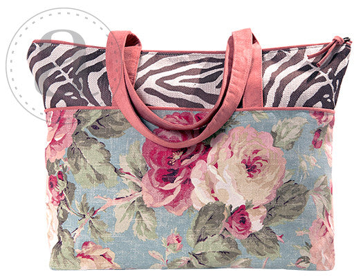 MSR Imports, Inc. Rolling Sewing Machine Tote Bag for Knitting, Stitchery,  Crochet - Pink Paisley