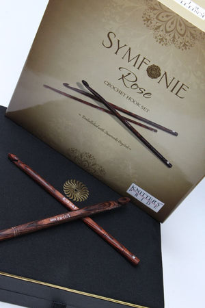 Knitters Pride - Symfonie Rose Crochet Hook with Swarovski Crystals
