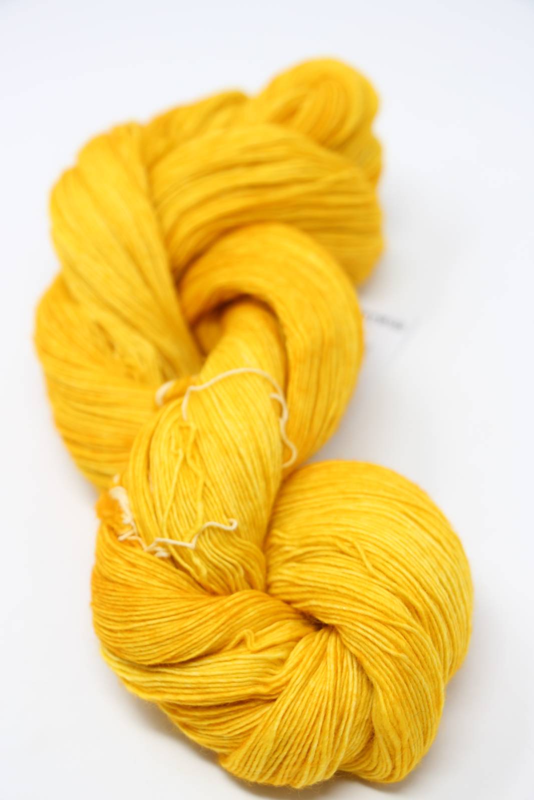 Cab Yellow Hand Dyed Wool Yarn #5 Bulky