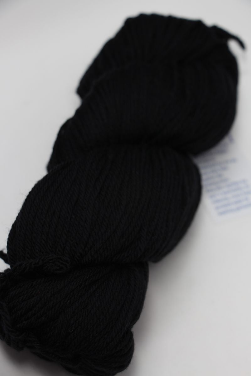 Malabrigo Rios Black 195 Yarn Rios Black Yarn Rios Worsted 