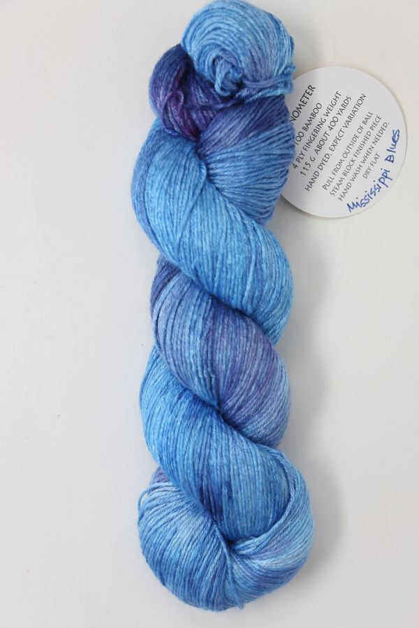 Theodoras Pearls - Handpainted Bamboo yarn - fabyarns