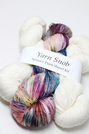 Yarn Snob - Splatter Scarf Kit