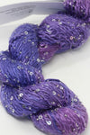 Beaded silk and sequins yarn by Artyarns from the Beaded Silk & Sequins Light series, showcasing shiny beads and delicate silk strands.