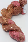 Beaded silk and sequins yarn from Artyarns' Beaded Silk & Sequins Light H Series, showing shimmering beads and delicate texture.