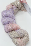 Beaded silk and sequins yarn by Artyarns from the Beaded Silk & Sequins Light series, showcasing shiny sequins and soft silk strands.