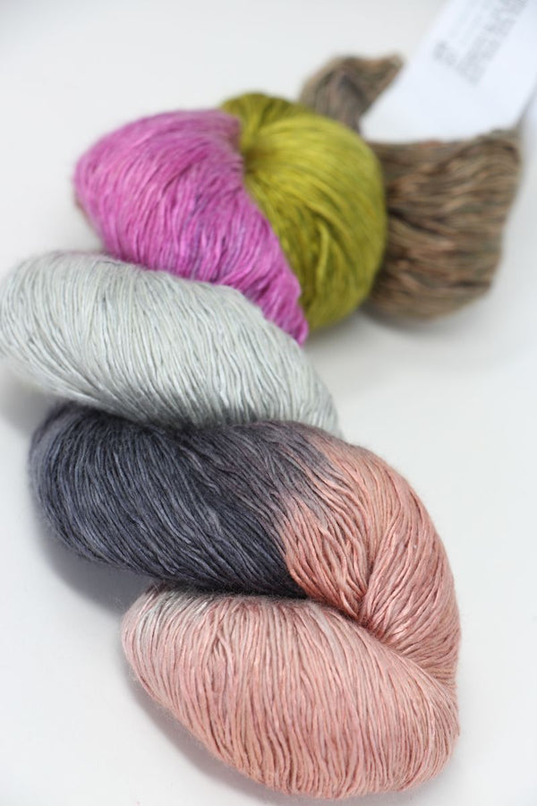 Artyarns Ensemble Light cashmere yarn in F Series colors, shown in a skein highlighting soft, luxurious texture and vibrant shades.
