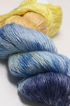 Artyarns Ensemble Light cashmere yarn in F Series colors, showing soft, colorful skeins with vibrant hues and luxurious texture.