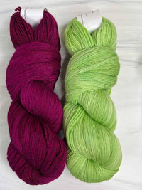 Raspberry/Green