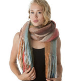 Artyarns Silk Mohair Blanket Kit with colorful yarns for knitting, featuring soft silk and mohair fibers in vibrant shades.