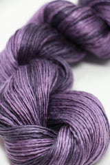 Artyarns Silk Essence Lace silk yarn in a soft, luxurious fiber with delicate lace texture, displayed in a close-up shot.