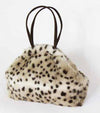 Atenti Betty handbag in black with bird pattern, stylish tote bag with top handles and spacious interior for everyday use.