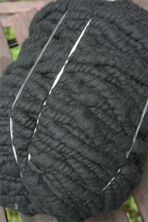 Close-up of Bagmith Merino Wool Bumps in black, showcasing soft, textured merino wool bumps for stylish comfort.