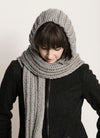 Blue Sky Fibers | Organic Cotton | Breezy Point Hood Scarf Kit