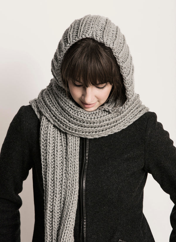 Blue Sky Fibers | Organic Cotton | Breezy Point Hood Scarf Kit