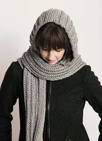 Blue Sky Fibers | Organic Cotton | Breezy Point Hood Scarf Kit