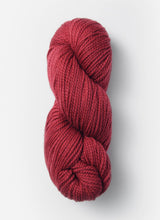 Blue Sky Fibers Extra Alpaca Merino aran yarn in soft blue color, showcasing thick, cozy alpaca and merino fiber strands.