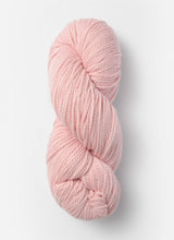 Blue Sky Fibers Extra Alpaca Merino Aran yarn in soft blue, showcasing a close-up of the textured, high-quality alpaca and merino fiber.