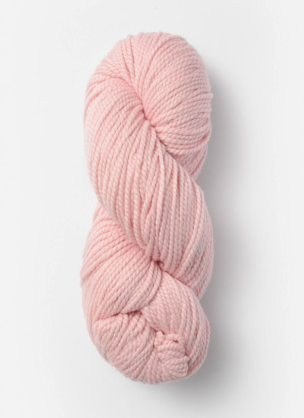 Blue Sky Fibers Extra Alpaca Merino Aran yarn in soft blue, showcasing a close-up of the textured, high-quality alpaca and merino fiber.