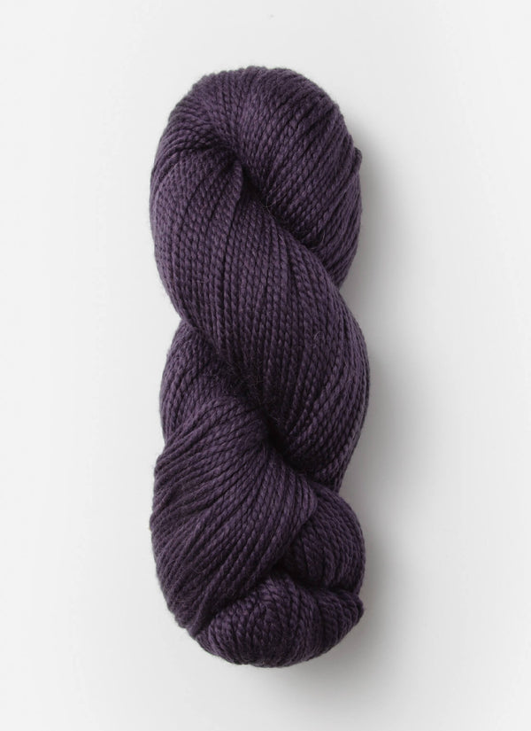 Blue Sky Fibers Extra Alpaca Merino Aran yarn in soft blue, showing thick, cozy wool with a smooth, textured surface.