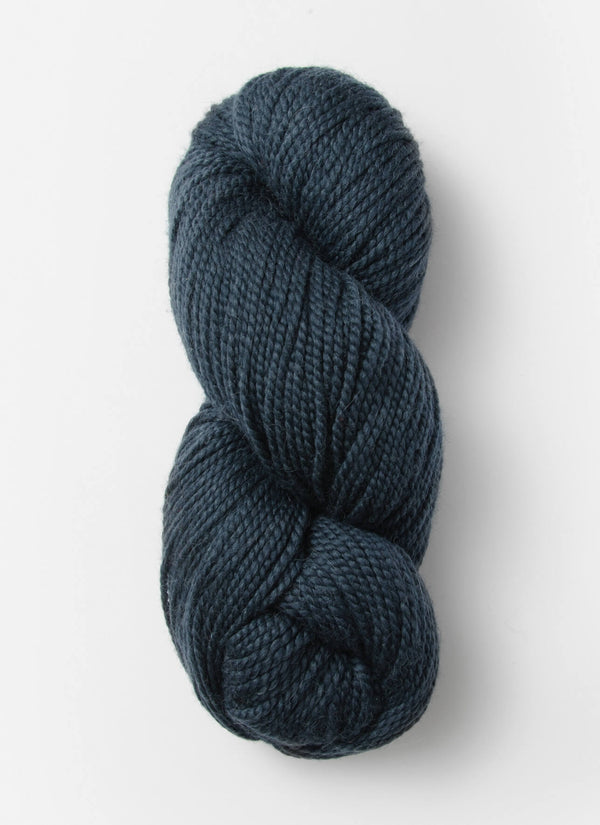 Blue Sky Fibers Extra Alpaca Merino aran yarn in soft blue, showcasing thick, cozy alpaca and merino wool fiber.