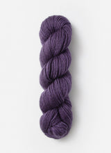 Blue Sky Fibers Suri Merino alpaca yarn in soft blue, showcasing the smooth, luxurious fiber blend and vibrant color.