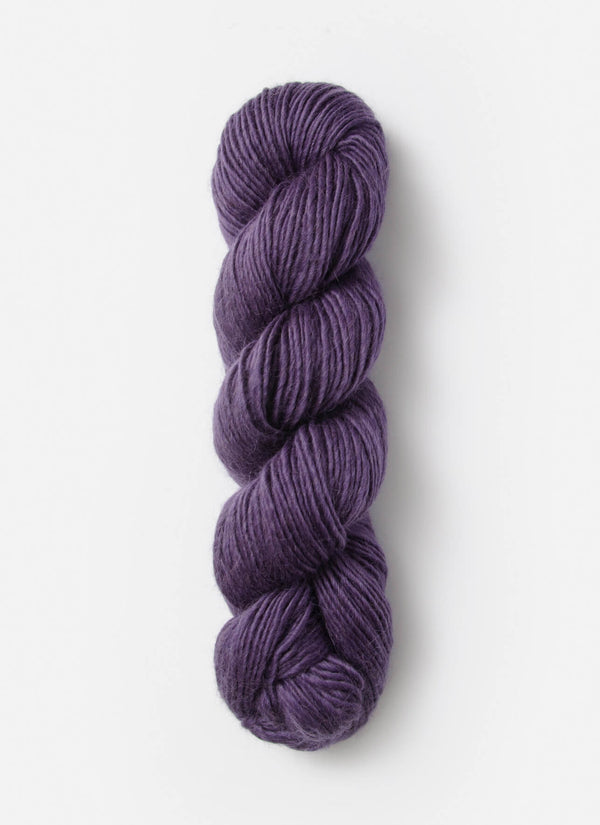Blue Sky Fibers Suri Merino alpaca yarn in soft blue, showcasing the smooth, luxurious fiber blend and vibrant color.