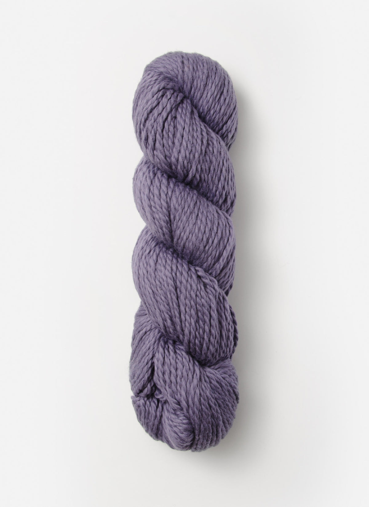 Blue Sky Alpacas Worsted Organic Cotton in solid blue sky color, showcasing soft, smooth yarn fibers.