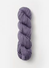 Blue Sky Alpacas Worsted Organic Cotton in solid blue sky color, showcasing soft, smooth yarn fibers.