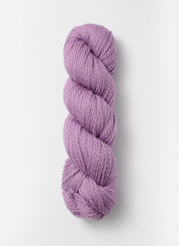 Blue Sky Alpacas Worsted Organic Cotton in solid blue sky color, soft yarn for knitting or crochet projects.