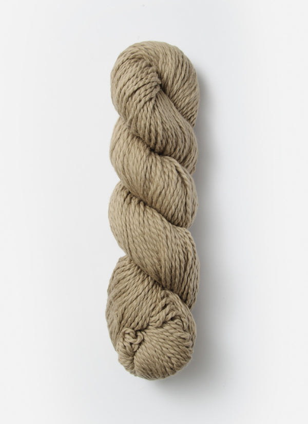 Blue Sky Alpacas Worsted Organic Cotton yarn in solid blue sky color, showcasing soft, smooth, and high-quality cotton fibers.