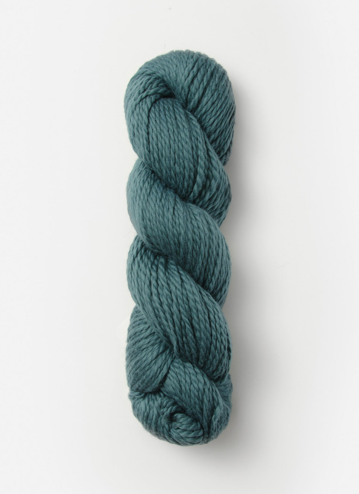 Blue Sky Alpacas Worsted Organic Cotton in solid blue sky color, showcasing soft, smooth yarn for knitting or crochet projects.