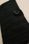 Della Q interchangeable needle case with multiple compartments for knitting needles, in a stylish fabric design.