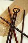 ZEN© Triangular Double Points - Rosewood & Ebony 7"