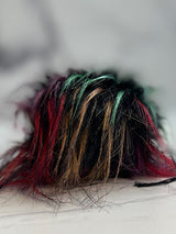 Faux Fur Pom Poms (Snap Or Tie)