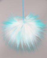 Faux Fur Pom Poms (Snap Or Tie)