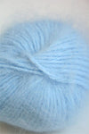 Galler Yarn Belangor French Angora angora yarn skein with soft, fluffy texture and natural cream color.