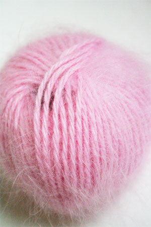 Galler Yarn Belangor French Angora angora yarn skein with soft, fluffy texture and natural cream color for knitting or crochet projects
