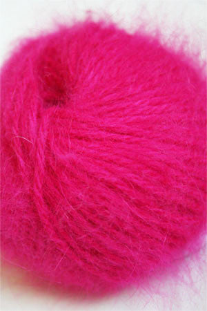 Galler Yarn Belangor French Angora yarn ball in soft cream, showcasing its fluffy, luxurious texture and fine angora fibers.