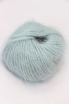 Galler Yarn Belangor French Angora yarn in a soft, creamy color, showcasing the fluffy, luxurious angora fiber texture.