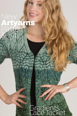 Artyarns - Gradient Lace Jacket - fabyarns