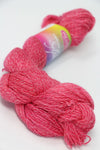 Jade Sapphire Sylph linen and cashmere yarn in starlet color, showcasing soft, luxurious fiber blend for knitting or crocheting.
