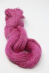 Jade Sapphire Sylph pink linen and cashmere yarn skein, soft and lightweight for luxurious knitting or crochet projects.