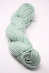 Jade Sapphire Zageo 6 Ply Cashmere yarn in verdigris green, showing soft, luxurious cashmere strands.