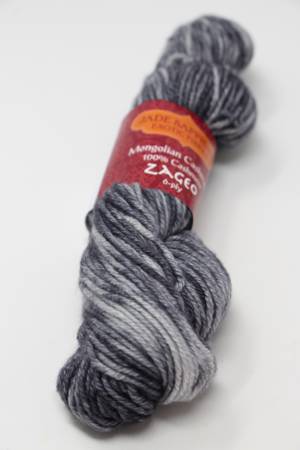 Jade Sapphire Zageo 6 Ply Cashmere Yarn in Battleship blue, soft and luxurious cashmere fiber for knitting or weaving projects.