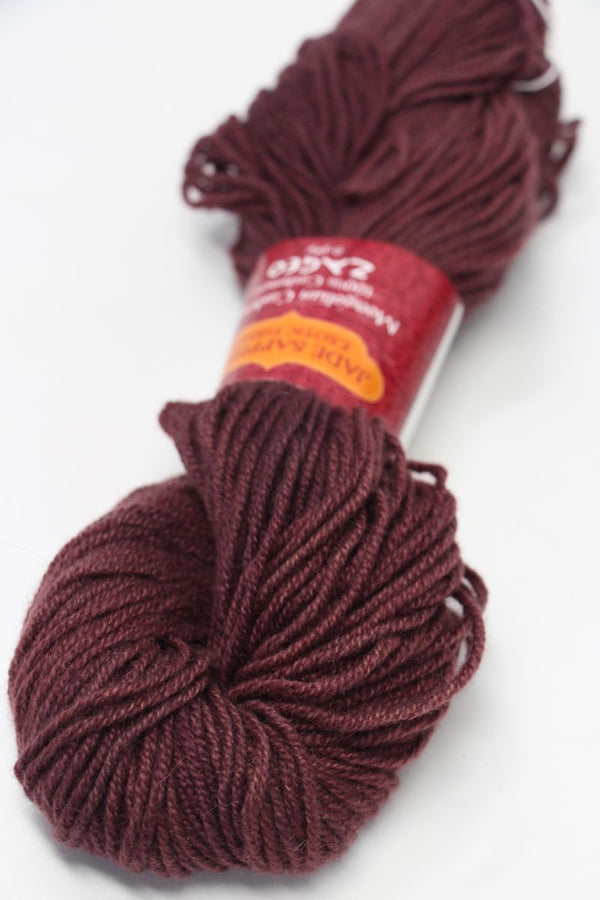 Blackberry Fudge Jade Sapphire Zageo 6 Ply Cashmere Yarn, soft and luxurious cashmere fiber for knitting or crafting projects
