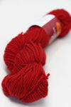 Blue and blood red Jade Sapphire Zageo 6 Ply Cashmere Yarn spools, showcasing luxurious, soft cashmere fibers in vibrant colors